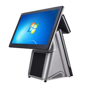 Quality 15.6 Inch i5 8+256GB Cash Register POS , Windows10 Capacitive Touch Screen POS Monitor Built-in Thermal Printer for Restaurant for sale