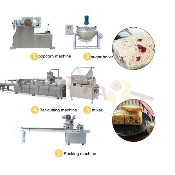 Automatic Chocolate Candy Cereal Bar Forming Machine Multi Functional 1.1KW