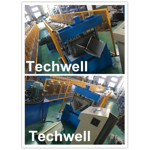 Manual / Automatical Decoiler Top Hat Cap / Ridge Flashing Roll Forming Machine