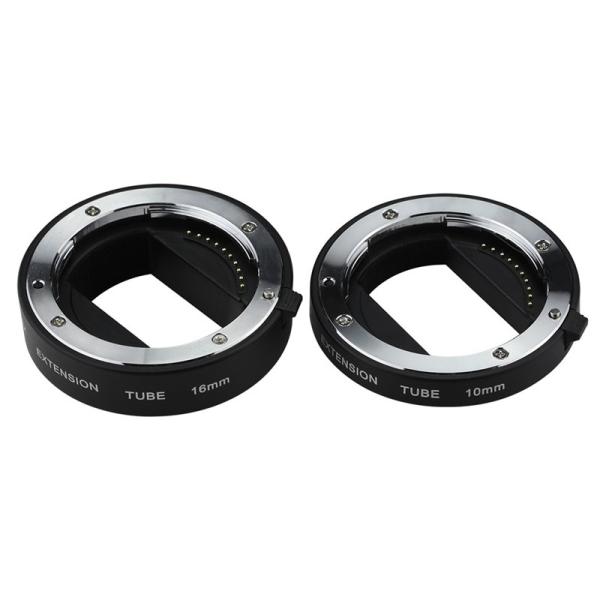 Metal AF Auto-focus Macro Extension Tube Set 10mm&16mm For Sony NEX E-mount Camera NEX 3/3N/5/5N/5R/A6000/A6300 And Full
