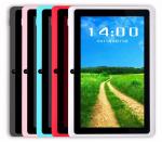 China Factory 5 Colors 8GB Q88 7 inch Tablet PC Allwinner A33 Quad-Core 512MB