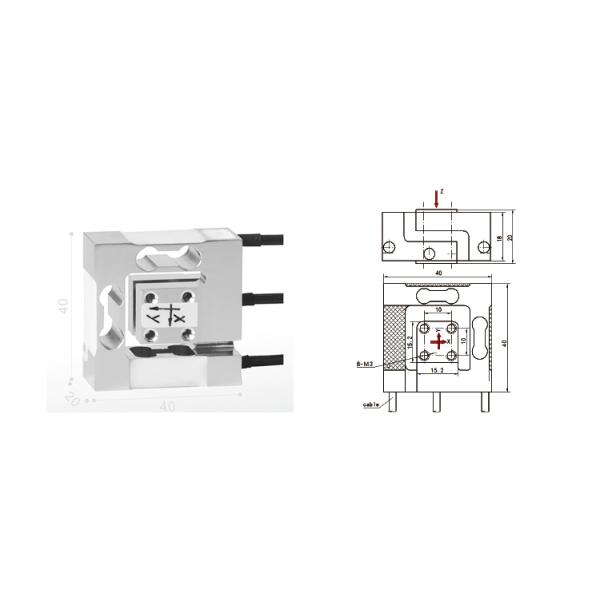 Latest Model Multidirection Force Measuring 3 Axis Force Load Cell Sensor 50N Resistance Sensor Analog SENSOR