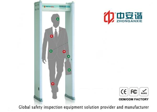 Buy Led Screen Door Metal Detector Security Gate With 33 Detect Zones at wholesale prices