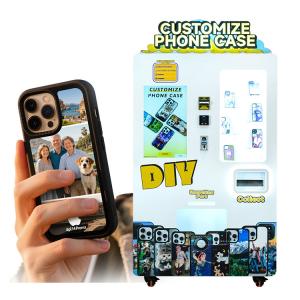 Self Service Mobile Phone Case Printing Vending Machine With 32 Inch Touch Screen Display