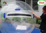 2m Dia PVC Inflatable Water Ball / Customized Japan Zipper Clear Water Walking