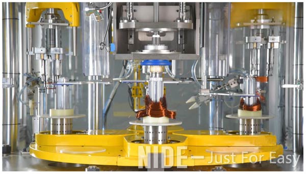 Air Conditioner Stator Winding Inserting Machine 4 Working Station 380v 50 / 60hz