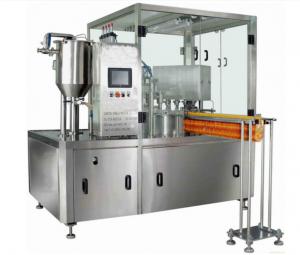 Automatic Pneumatic Liquid Pouch Filling Machine With 2 Nozzles Injector