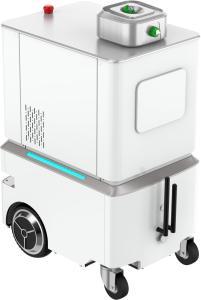 Quality AGV Autonomous Uvc Mobile Robot 5m H2o2 Fog Sanitizer Machine for sale