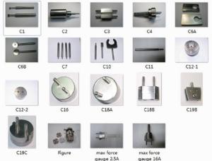 Quality CEE7 Plug Socket Tester Plug And Socket Gauge Calibration Certificate for sale