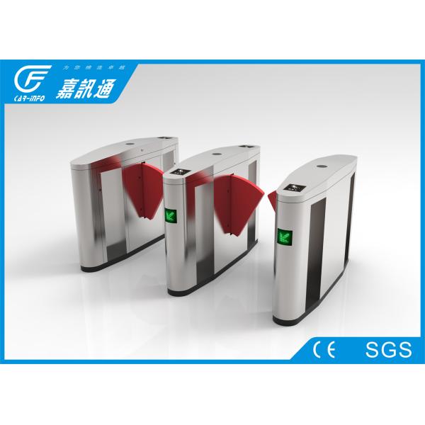High Speed Electronic Turnstile Gates Fingerprint Access Control System For Hotel