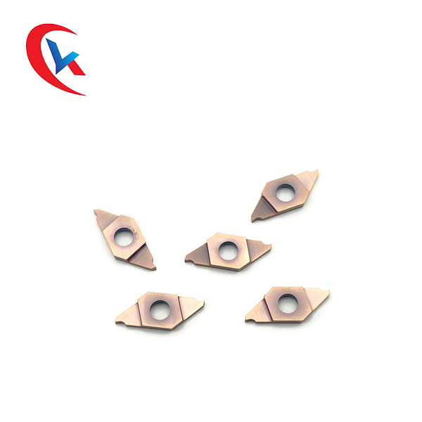 HRA 91.8 Machine Tools TKF12R200-S16 Carbide Grooving Inserts Sloped Cutting Edge