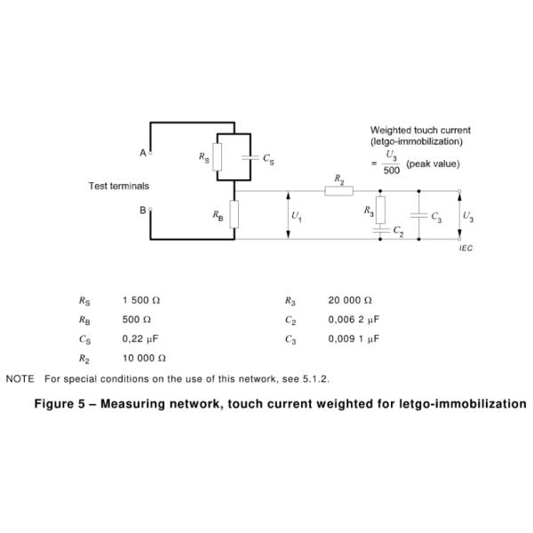 IEC60990 Figure 5 Touch Current Measuring Network Convenient To Use