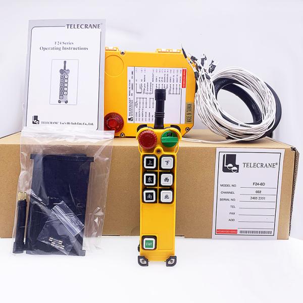 Buy F21-4D Telecrane Remote Transmitter Receiver Industrial Crane Remote Controller at wholesale prices
