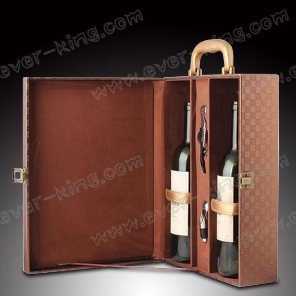 ISO9001 Wood Cardboard Spirits​ Glass Bottle Box