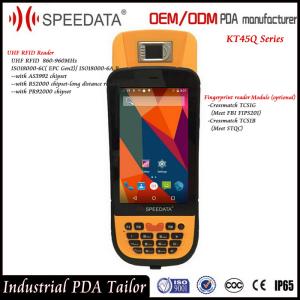 Quality 4.5'' Touch Screen Android Mobile Fingerprint Reader with Biometric Fingerprint Modules for sale