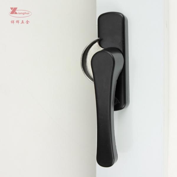 98mm Handle Length Aluminum Accessories Sliding Window Crescent Lock with Hook Weight 119g