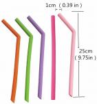 Eco Friendly Collapsible Silicone Drinking Cups With Straw Reusable Biodegradabl