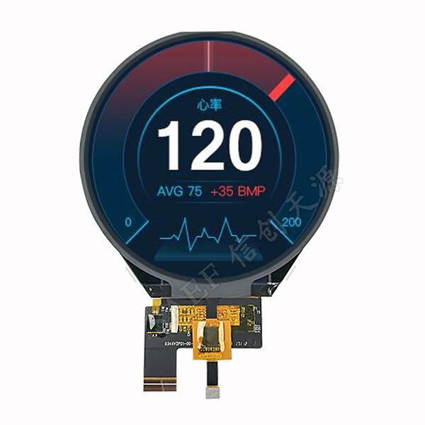 Buy PCAP TFT Display 3.4 Inch Round LCD 3-Lane Mipi Interface 800x800 Dots With CTP at wholesale prices