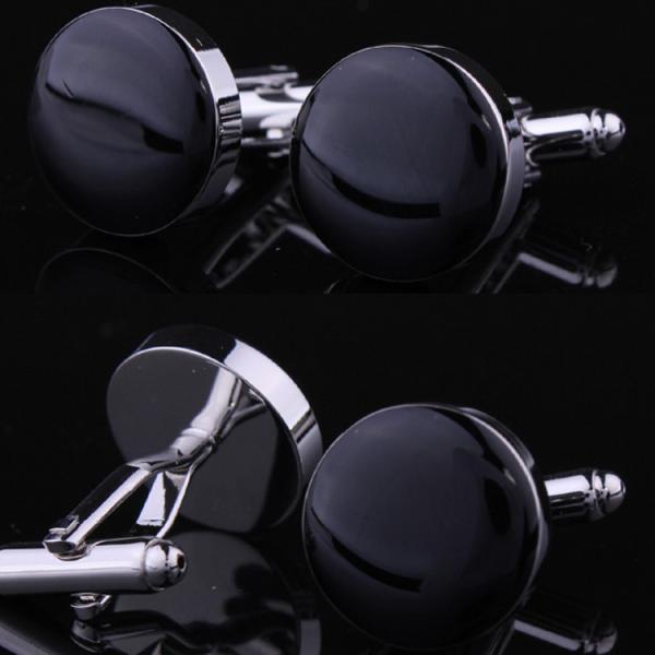Buy Button Cuff-link with the half-spherical stone at wholesale prices