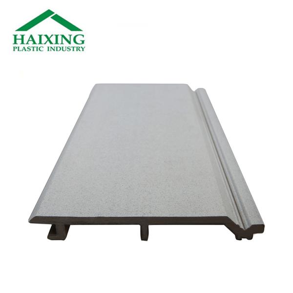 Fireproof PVC Foam Outdoor WPC Wall Panel Facade Cladding Board for Thermal Insulation