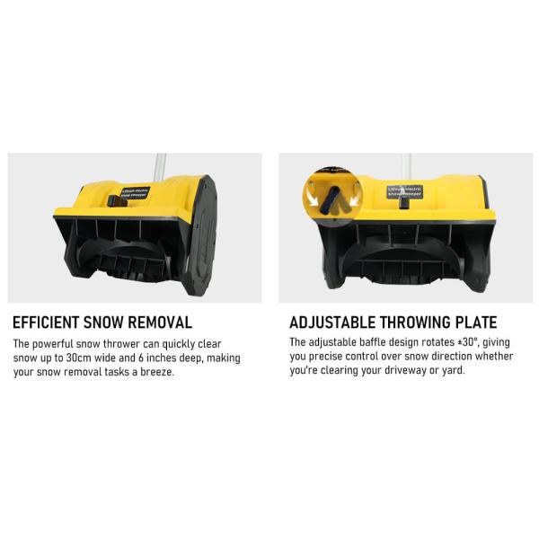 Industrial Grade Cordless Electric Snow Shovel Automatic Snow Blower Convenient