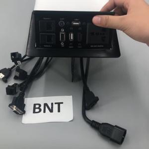Quality conference power data solution hydraulic pop up table electrical socket box for sale