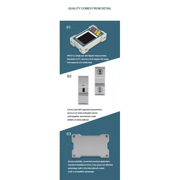DMI410 Digital InclinometerTwo mode measuring tilt angle sensor Factory