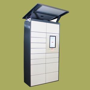 Electronic Smart Parcel Locker Cabinet With Safe Locks App Integration Option Security Camera 24/7 Service PIN Pick Up