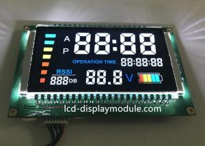 Quality PIN Connector VA 7 Segment LCD , Household Appliance Negative LCD Segment Display for sale