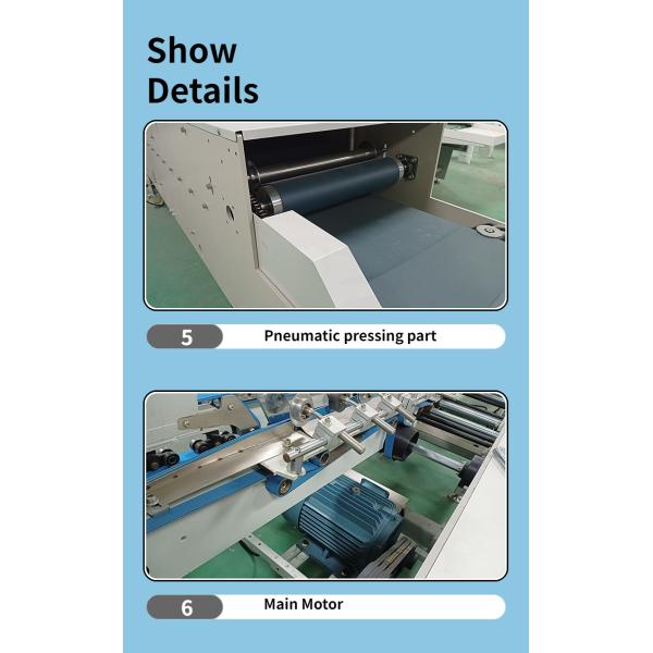 Automatic Aluminum Foil And Tin Foil Packaging Box Gluing Machine CQT-800