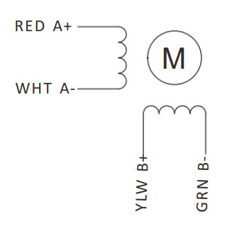 110HS1080 2 Phase Hybrid Stepper Motor