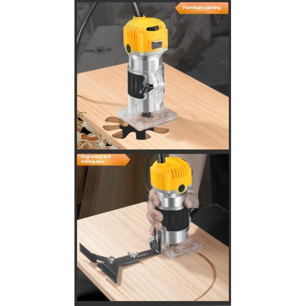 Bobenelectric Trimmingmachine Woodworking Trimming Slotting Machine Engraving Machine Electric 6-speedwoodworkingmilling Machine