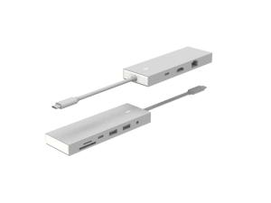 China Type C To Usb 3.0 Adapter Usb C Hub 9 In 1 Docking Station 4K HDMI PD Data 6 Port Type C Usb Hub on sale