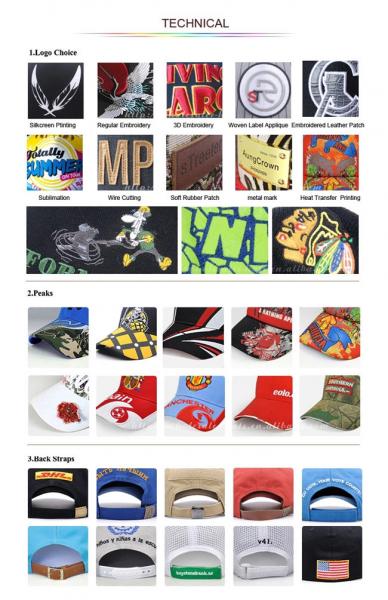 Plain Pattern 6 Panel Stone Washed Baseball Hat / Recycled Baseball Caps