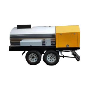 Quality 2 Axle Trailer Asphalt Distributor With Hand Spray 1500L 2000L Tank Capacity for sale