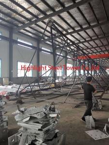 Quality Angular Three Legged 60 Degree Lattice Telecom Tower for sale