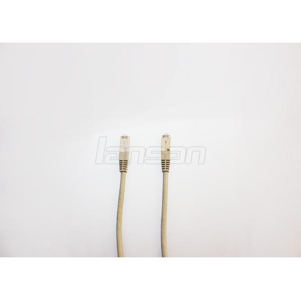 4 Twisted Pair Cat6 Shielded Patch Cable ROHS Jacket Humanized Design