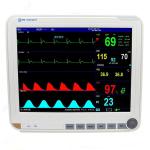 15 Inch Color TFT LCD Display Auto Double Alarm Multi - Parameter Patient