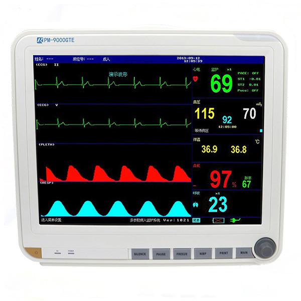 15 Inch Color TFT LCD Display Auto Double Alarm Multi - Parameter Patient