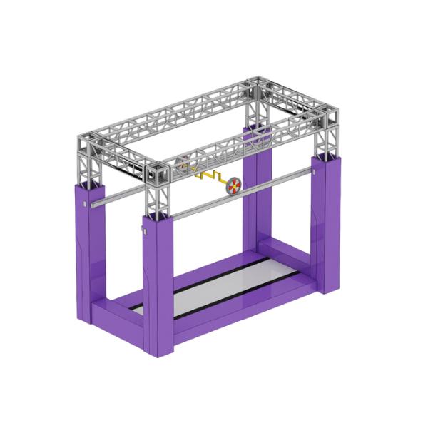 Intermediate Ninja Course with 15 Modules for Sports Centers