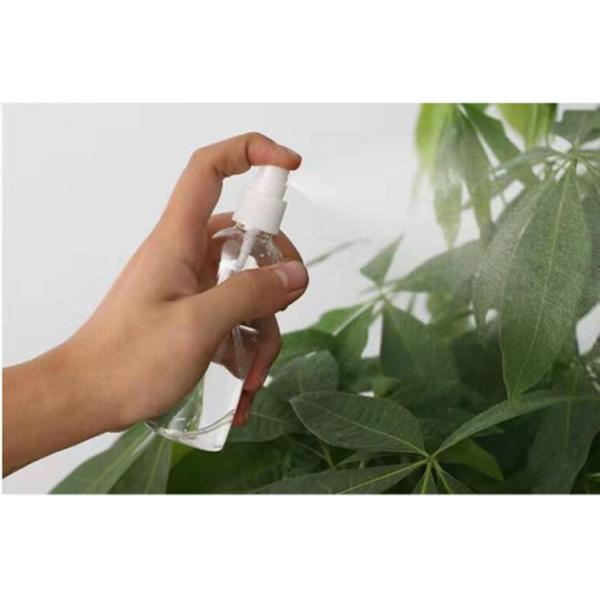 Refilled empty white clear Cheap Empty transparent 1 oz 50ml 100ml 120ml cosmetic PET plastic mist spray bottles