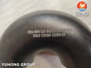 Quality 180 Deg. Short Radius, U Bend Return, ASME SA234 WPB For Fired Heater Convection Section for sale