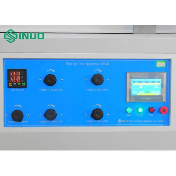 IEC 60227-5 Flexing Test Apparatus For PVC Insulated Flexible Cables Testing PLC Control