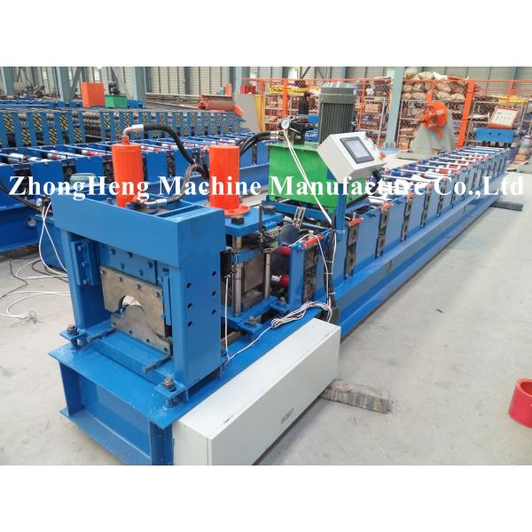 312 mm 230 Mpa Color Coated Steel Ridge Cap Tile Cold Roll Forming Machine