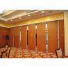 Melamine Carpet Finish Folding Glass Partitions For Meeting Room for sale