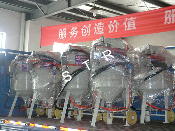 Small Portable Sand Blasting Machine Rust on Ship Repair Container Removal