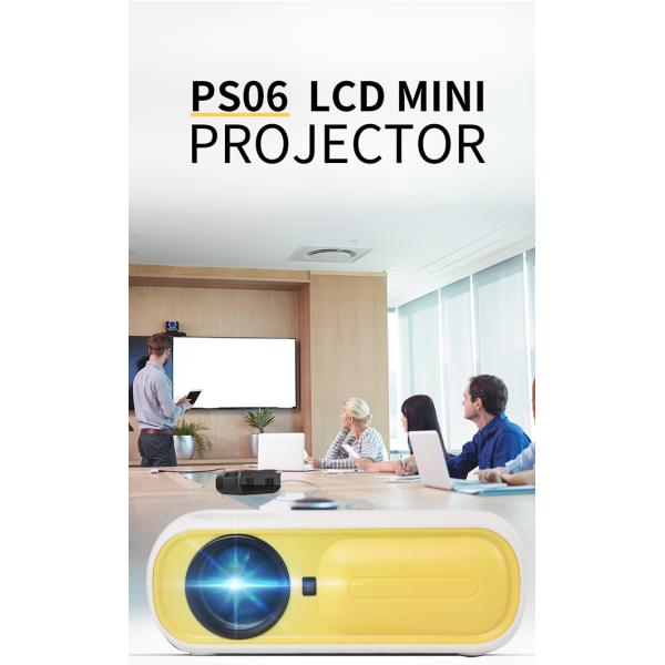 1.68M Iphone Screen Mirroring HD 720P Projector LCD Portable Mini