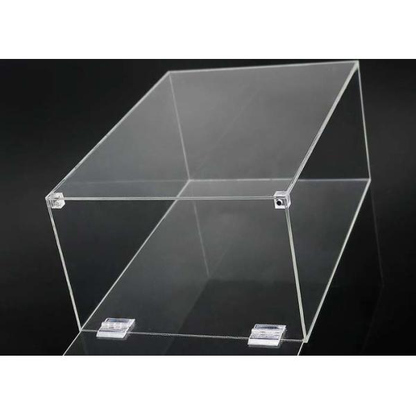 Shoe Box Packing Clear Acrylic Display Case With Magnets Lid Sneaker