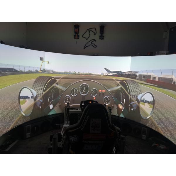 360 Degree Flight Curved Simulation Screens Floor Standing