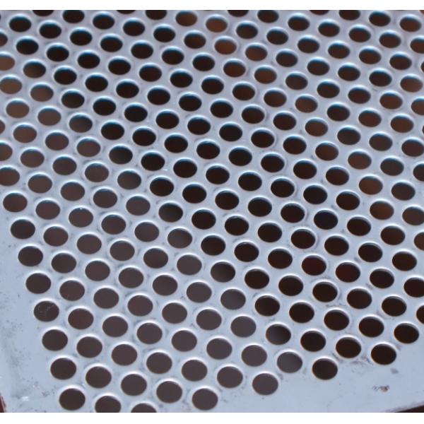 Galvanized Round Hole Perforated Metal Plates Wind Proof Dust Screen